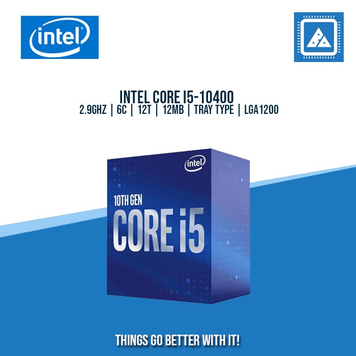 INTEL CORE I5-10400 2.9GHZ | 6C | 12T | 12MB | TRAY TYPE | LGA1200 INTEL CORE I5-10400 2.9GHZ | 6C | 12T | 12MB | TRAY TYPE | LGA1200
